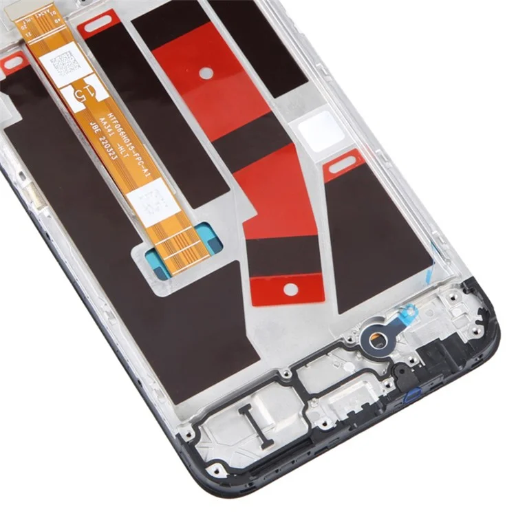 Für Oppo A57 4G / A57s 4G / A77 4G Grad B LCD-Bildschirm und Digitizer-Baugruppe + Rahmen Ersatzteil (ohne Logo)