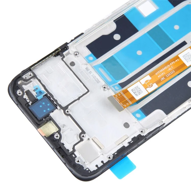 Für Oppo A58 5G / A78 5G OEM Grad S LCD-Bildschirm und Digitizer-Baugruppe + Rahmenteil (ohne Logo)