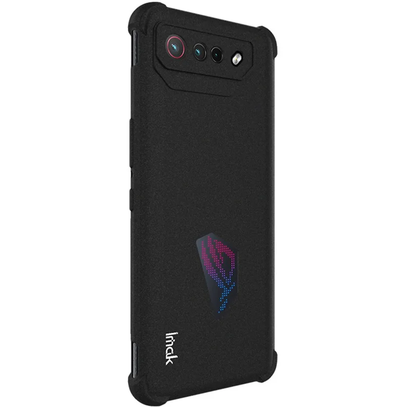 IMAK Para Asus ROG Phone 7 5G Capa de Telefone TPU Fosca Airbag em Quatro Cantos Anti-Arranhões - Preto