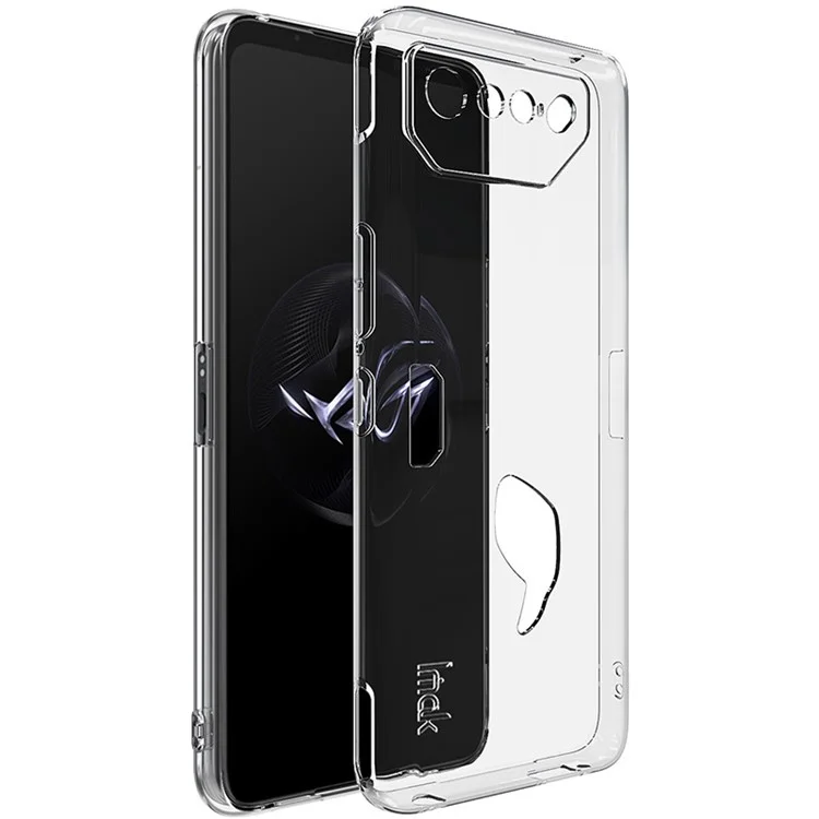 Serie IMAK UX-5 para Asus ROG Phone 7 5G Funda de teléfono móvil flexible de TPU con protector de pantalla HD 