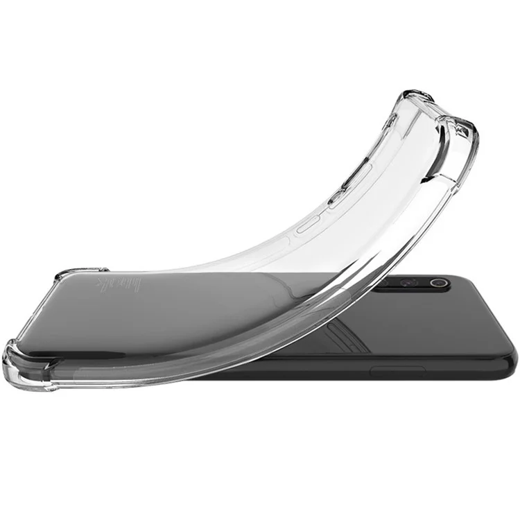 IMAK для Google Pixel 7a Clear Soft TPU Чехол для телефона Airbag Anti-Fall Shockproof Cover - Прозрачный