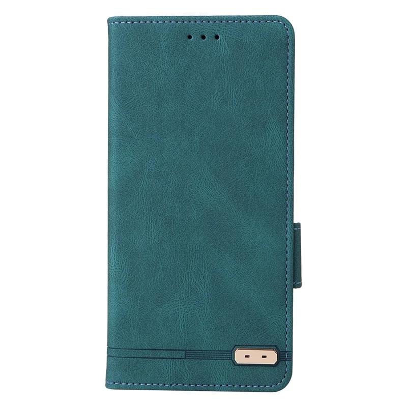 For Motorola Moto G Power 5G Phone Case Hardware Decor PU Leather Wallet Stand Cover - Blue