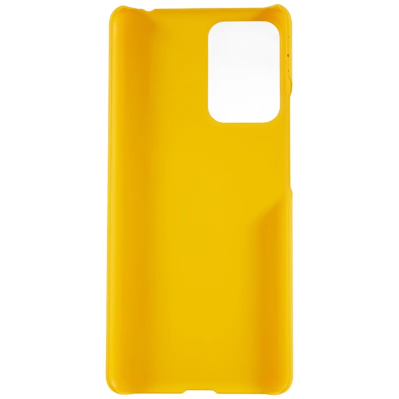 For Xiaomi Redmi Note 12 Turbo / Poco F5 5G Rubberized Phone Case Scratch Resistant Hard PC Back Cover - Yellow