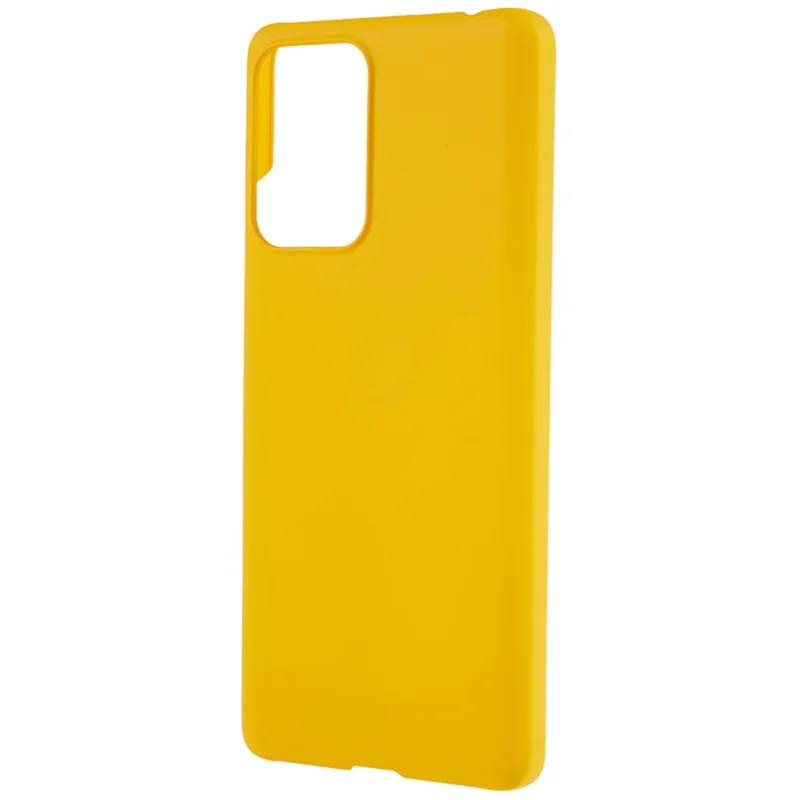 For Xiaomi Redmi Note 12 Turbo / Poco F5 5G Rubberized Phone Case Scratch Resistant Hard PC Back Cover - Yellow
