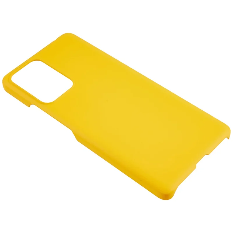 For Xiaomi Redmi Note 12 Turbo / Poco F5 5G Rubberized Phone Case Scratch Resistant Hard PC Back Cover - Yellow
