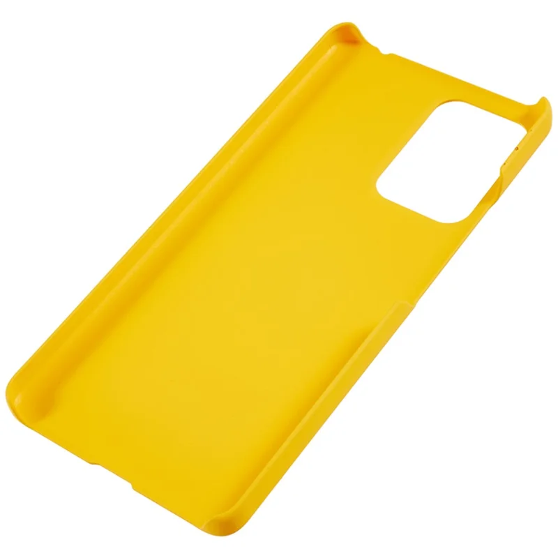 For Xiaomi Redmi Note 12 Turbo / Poco F5 5G Rubberized Phone Case Scratch Resistant Hard PC Back Cover - Yellow