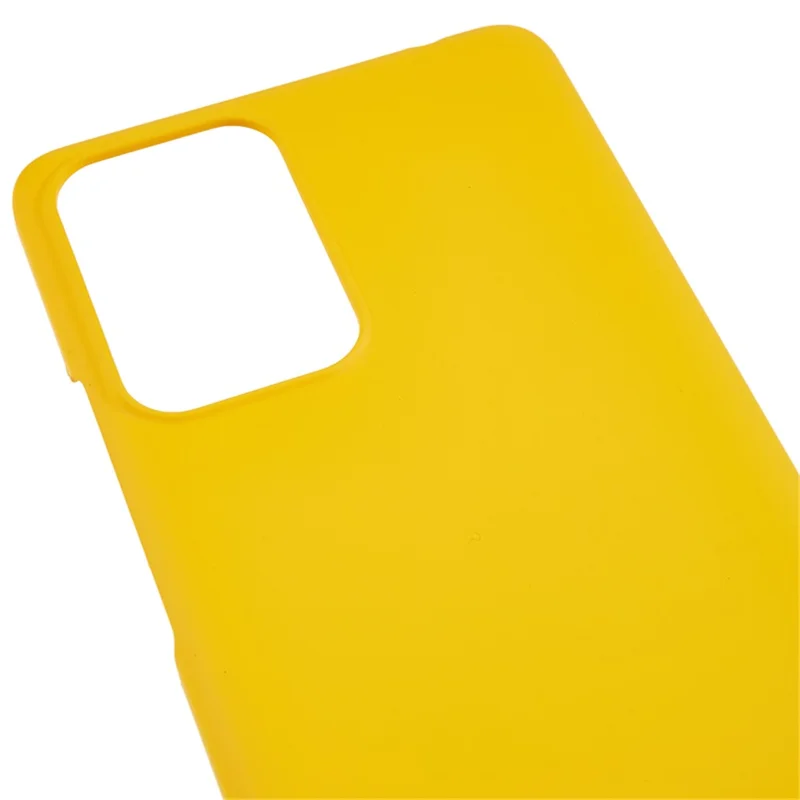 For Xiaomi Redmi Note 12 Turbo / Poco F5 5G Rubberized Phone Case Scratch Resistant Hard PC Back Cover - Yellow