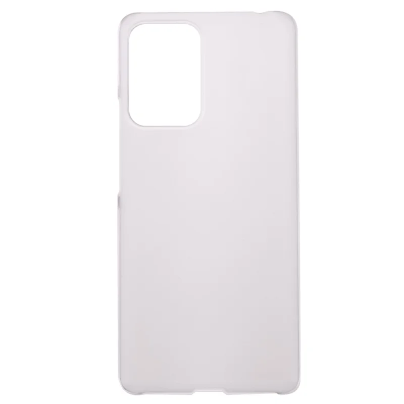 For Xiaomi Redmi Note 12 Turbo / Poco F5 5G Rubberized Phone Case Scratch Resistant Hard PC Back Cover - Transparent