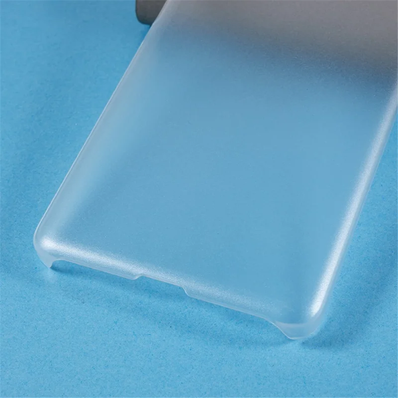 For Xiaomi Redmi Note 12 Turbo / Poco F5 5G Rubberized Phone Case Scratch Resistant Hard PC Back Cover - Transparent