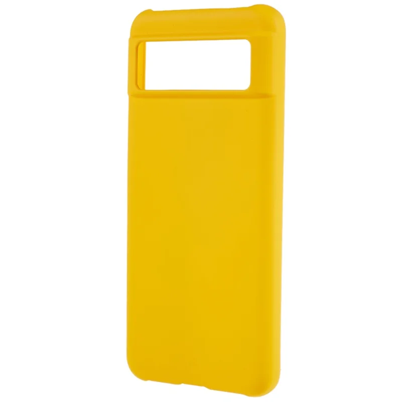 Protective Shell for Google Pixel 8 Rubberized Phone Case Scratch Resistant Hard PC Back Cover - Yellow