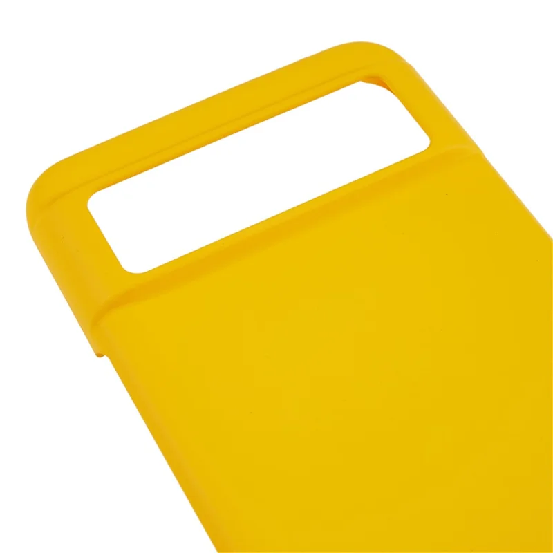 Protective Shell for Google Pixel 8 Rubberized Phone Case Scratch Resistant Hard PC Back Cover - Yellow