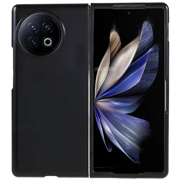 Чехол для телефона PC Phone Case для vivo X Fold2, ударопрочный чехол, противоударный двухсекционный дизайн, чехол для телефона - черный