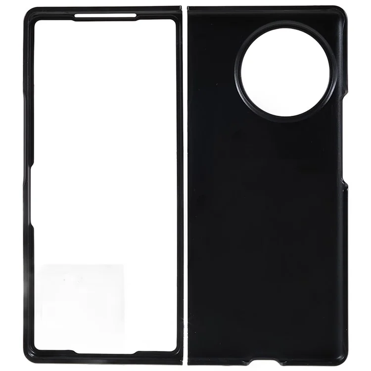 Чехол для телефона PC Phone Case для vivo X Fold2, ударопрочный чехол, противоударный двухсекционный дизайн, чехол для телефона - черный