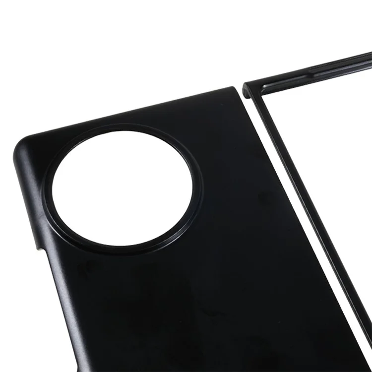 Чехол для телефона PC Phone Case для vivo X Fold2, ударопрочный чехол, противоударный двухсекционный дизайн, чехол для телефона - черный