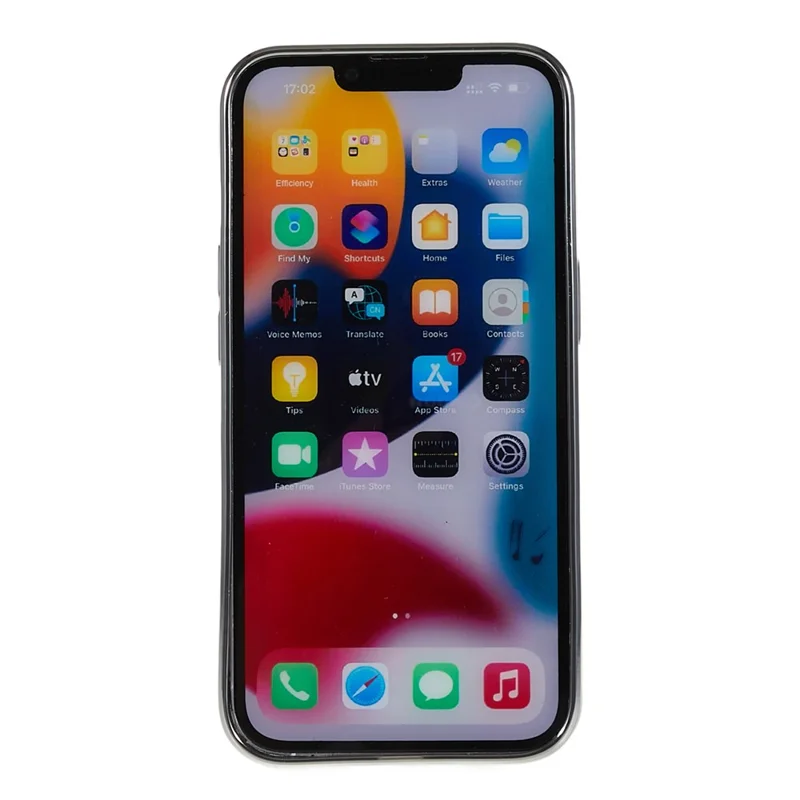 Electroplating Cell Phone Case for iPhone 13 , Wrinkled Uneven TPU Back Cover - Silver