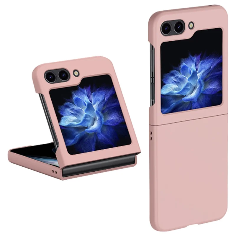 Custodia per telefono touch skin per Samsung Galaxy Z Flip5 5G Protezione cerniera Hard PC Cover per telefono - Rosa
