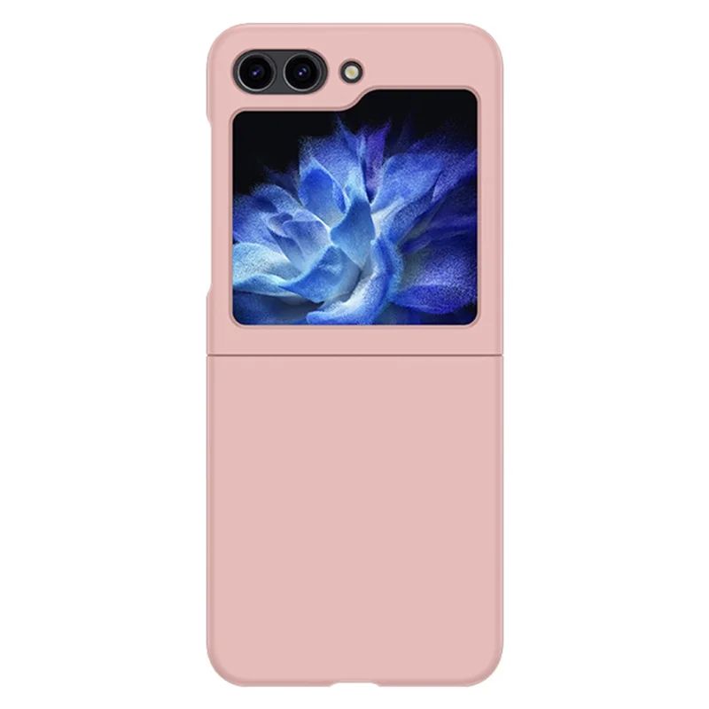 Custodia per telefono touch skin per Samsung Galaxy Z Flip5 5G Protezione cerniera Hard PC Cover per telefono - Rosa