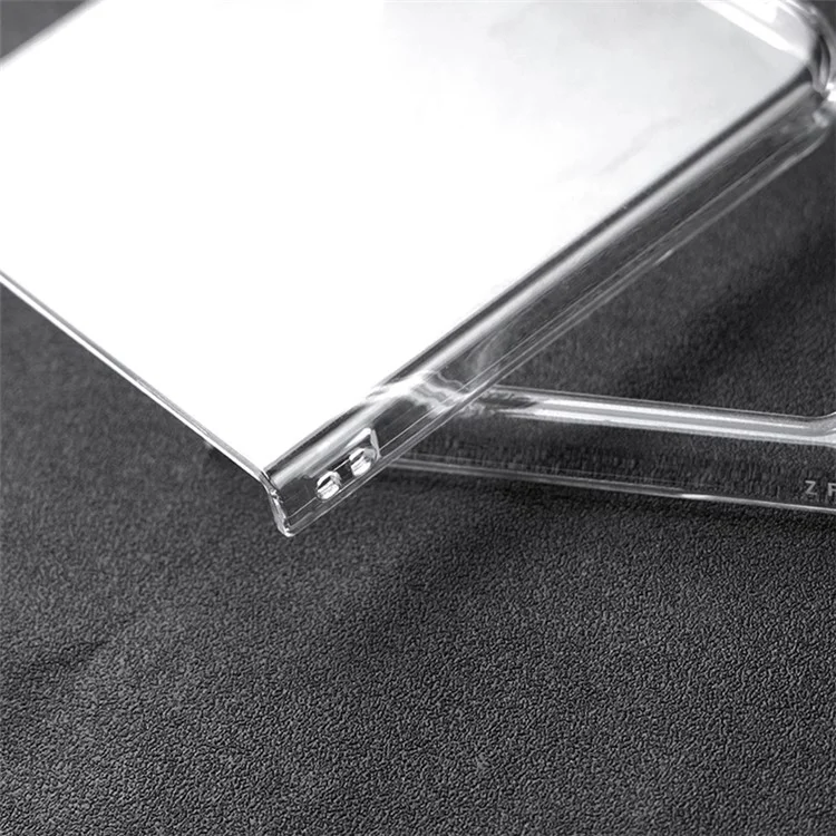 Für Samsung Galaxy Z Flip5 5G Transparent Back Shell Handyhülle stoßfest Harte PC-Handyhülle