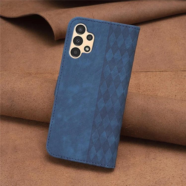 Per Samsung Galaxy A23 4G / A23 5G (Versione Globale) / M23 5G / M13 4G / F23 5G Custodia Portafoglio Motivo Impresso Custodia con Supporto - Blu