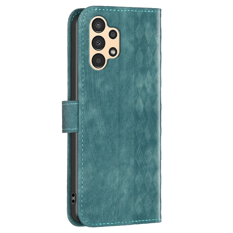 For Samsung Galaxy A23 4G / A23 5G (Global Version) / M23 5G / M13 4G / F23 5G Phone Case Wallet Imprinting Pattern Stand Cover - Green