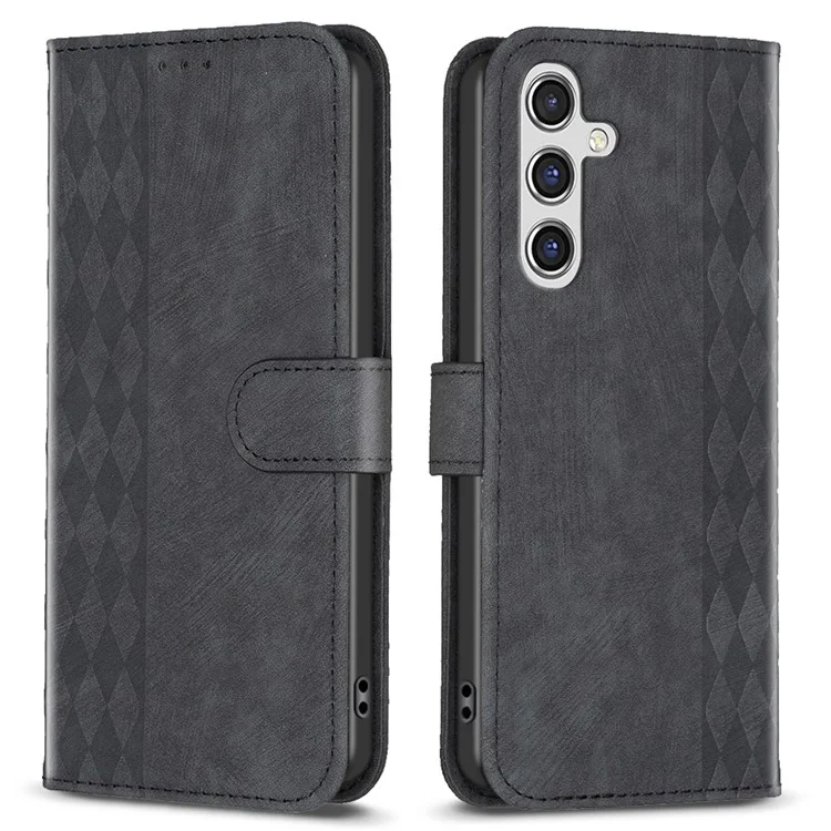 Per Samsung Galaxy A14 5G / 4G Stand Case Wallet Imprinting Pattern Drop-proof Phone Cover - Nero
