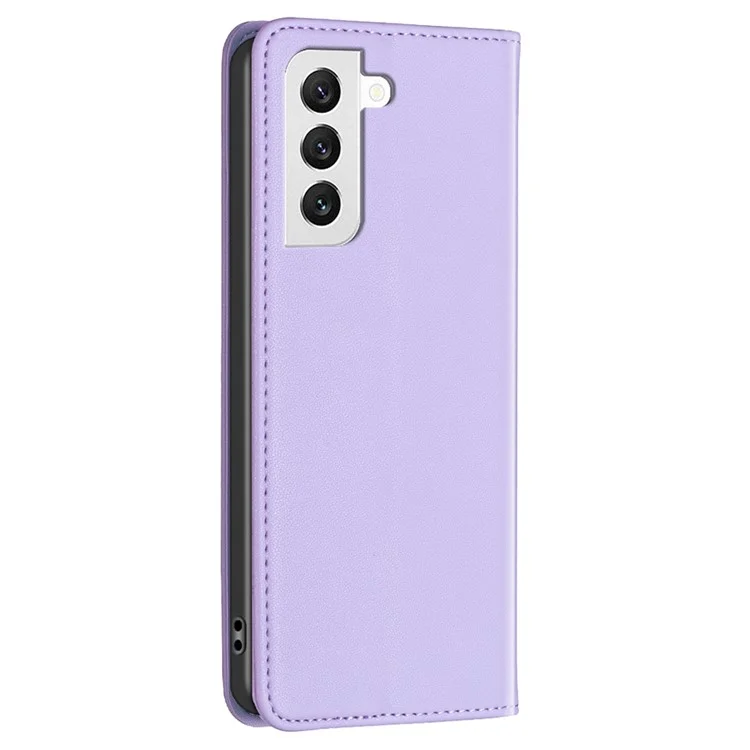 BINFEN COLOR BF18 Pour Samsung Galaxy S21+ 5G Étui en cuir PU Fentes pour cartes Rabat Magnétique Étui de téléphone - Violet