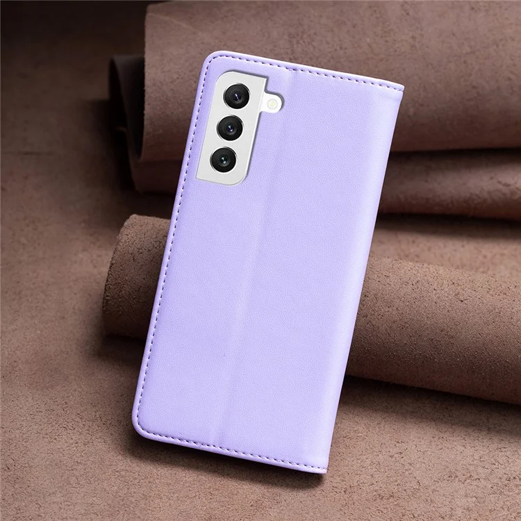 BINFEN COLOR BF18 Pour Samsung Galaxy S21+ 5G Étui en cuir PU Fentes pour cartes Rabat Magnétique Étui de téléphone - Violet
