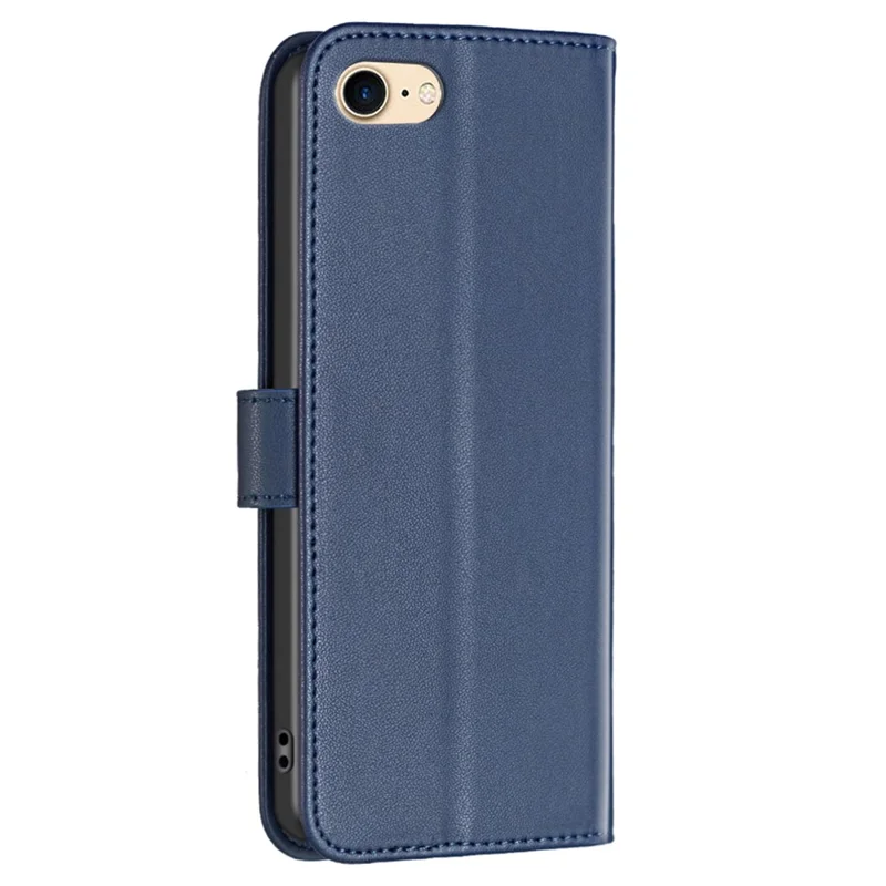 BINFEN COLOR BF17 For iPhone 6 / 6s / 7 / 8 4.7 inch PU Leather Phone Case Stand Flip Wallet Cover - Blue