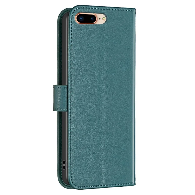 BINFEN COLOR BF17 Leather Wallet Case for iPhone 6 Plus / 6s Plus / 7 Plus / 8 Plus 5.5 inch , Stand Magnetic Flip Phone Cover - Green