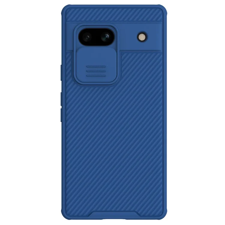 NILLKIN CamShield Pro Series für Google Pixel 7a Handyhülle PC+TPU Handyschutz mit Schiebe-Kameraabdeckung - Blau
