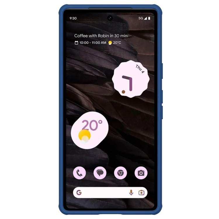 NILLKIN CamShield Pro Series für Google Pixel 7a Handyhülle PC+TPU Handyschutz mit Schiebe-Kameraabdeckung - Blau