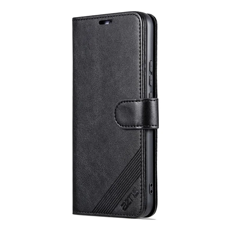 AZNS For Huawei nova 11 Pro / nova 11 Ultra Mobile Phone Case TPU+PU Leather Protective Cover Wallet Phone Shell - Black