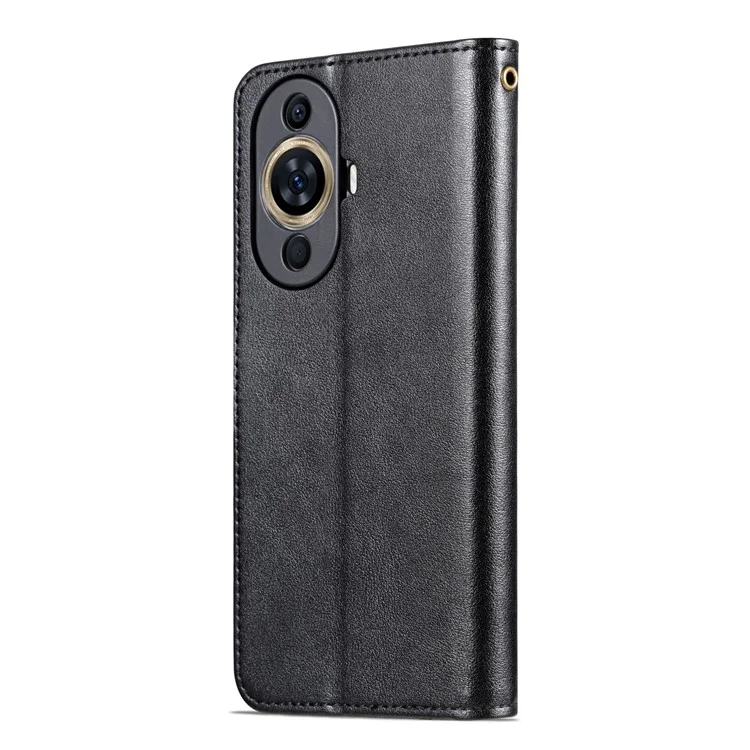AZNS For Huawei nova 11 Pro / nova 11 Ultra Mobile Phone Case TPU+PU Leather Protective Cover Wallet Phone Shell - Black