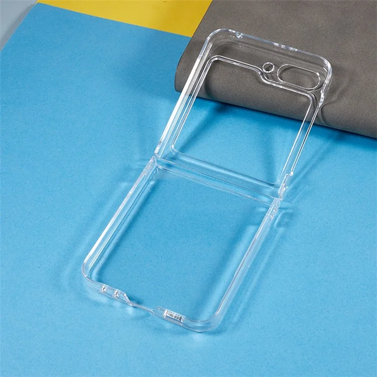 Crystal Clear Phone Case for Samsung Galaxy Z Flip5 5G Hard PC Mobile Phone Shell