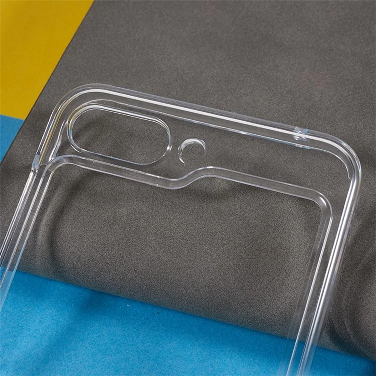 Crystal Clear Phone Case for Samsung Galaxy Z Flip5 5G Hard PC Mobile Phone Shell