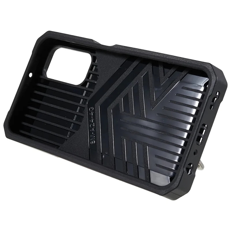 Case de Teléfono PC+TPU Para Samsung Galaxy A24 4G Protección de Lente Tapa Trasera Con Soporte de Tarjeta - Rojo