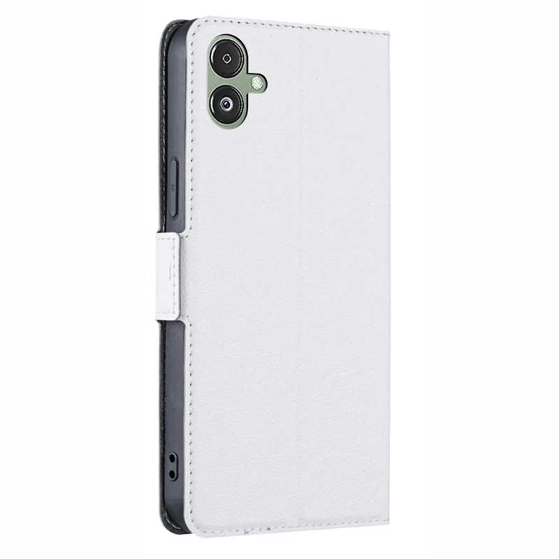 Para Samsung Galaxy F14 5G Funda de Teléfono de Cuero PU con Soporte Plegable, Tarjetero y Protección - Blanco