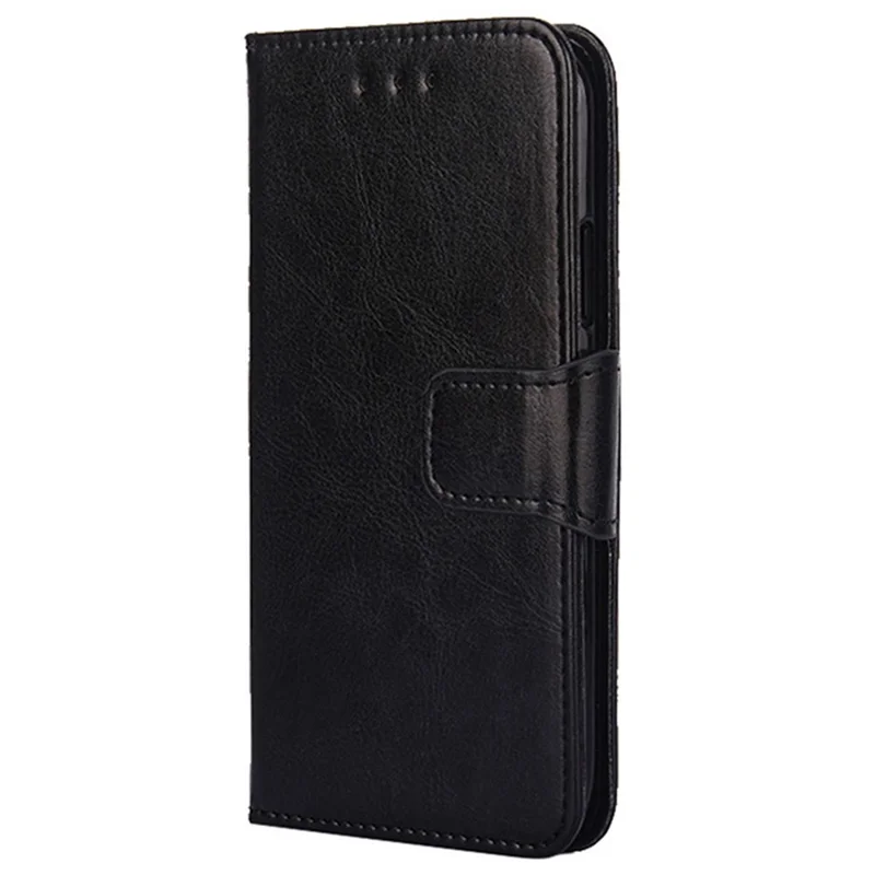 For Samsung Galaxy F14 5G Textured PU Leather Phone Case Wallet Stand Flip Cover - Black