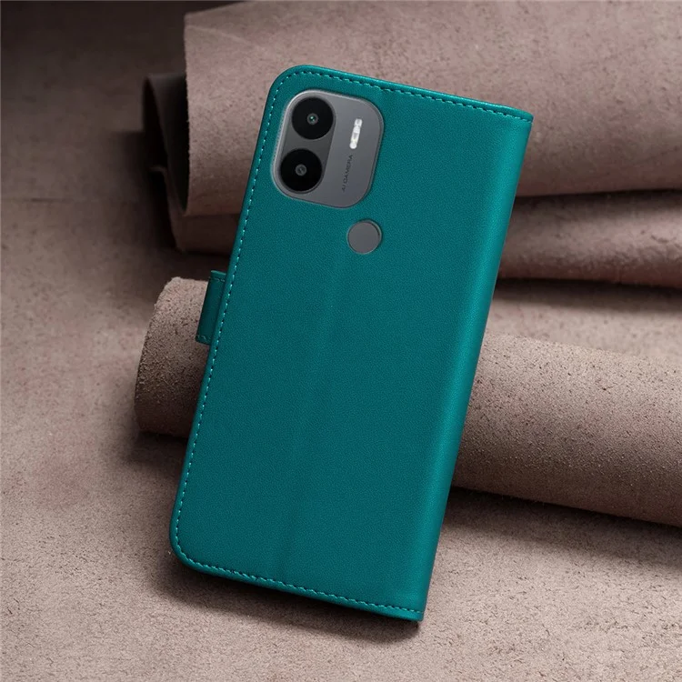 Funda de teléfono para Xiaomi Redmi A1 4G / A1+ 4G / A2 4G / A2+ 4G / Poco C50 4G BINFEN COLOR BF17 Funda de cuero con soporte - Verde