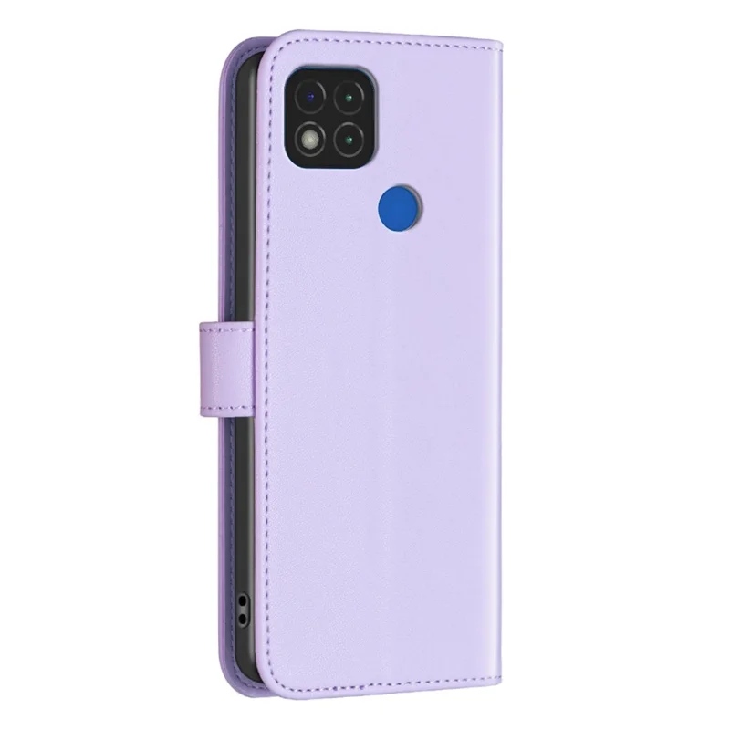 BINFEN COLOR BF17 Custodia Portafoglio per Xiaomi Redmi 9C / Redmi 9C NFC / Redmi 10A / Poco C31 Custodia in Pelle con Supporto - Viola