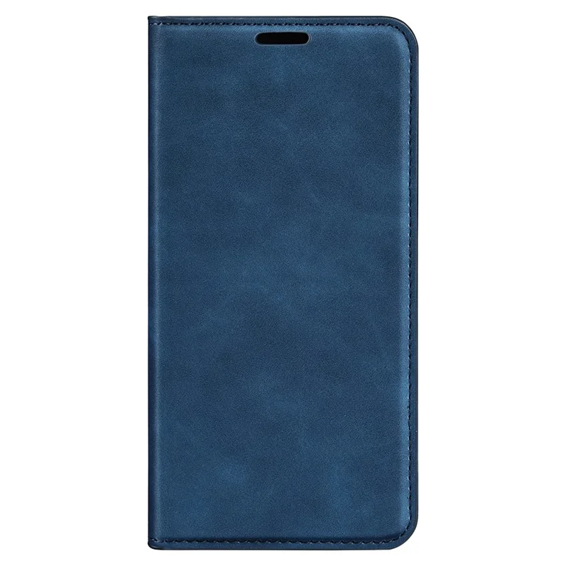 Flip Case for Nokia C32 PU Leather Wallet Skin-touch Foldable Stand Cellphone Cover - Blue
