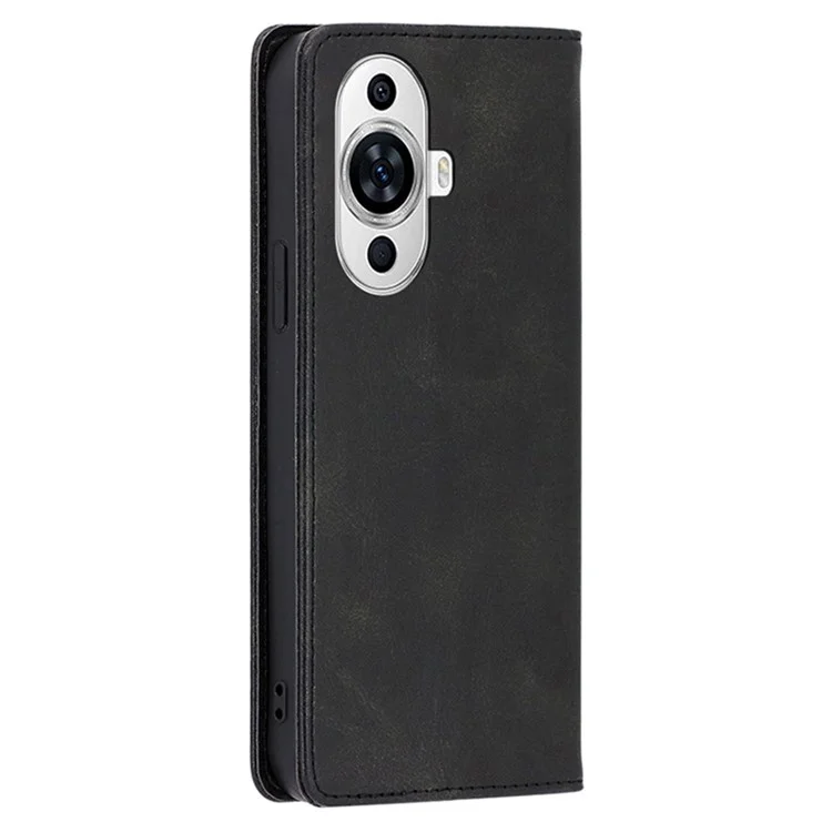 Per Huawei nova 11 / nova 12s 4G / nova 12 Lite 4G Custodia per telefono in pelle PU Texture Vitello Stand Wallet Anti-drop Cover - Nero