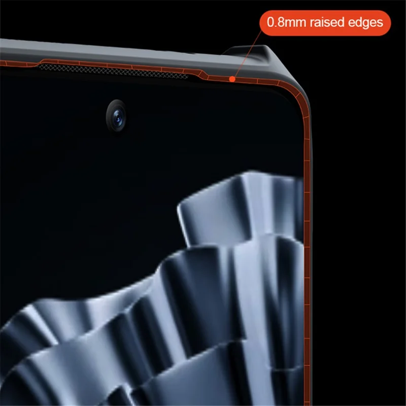XUNDD Чехол для телефона Huawei P60 Pro, ударопрочный акриловый+TPU тонкий чехол для телефона - черный / лазерная текстура