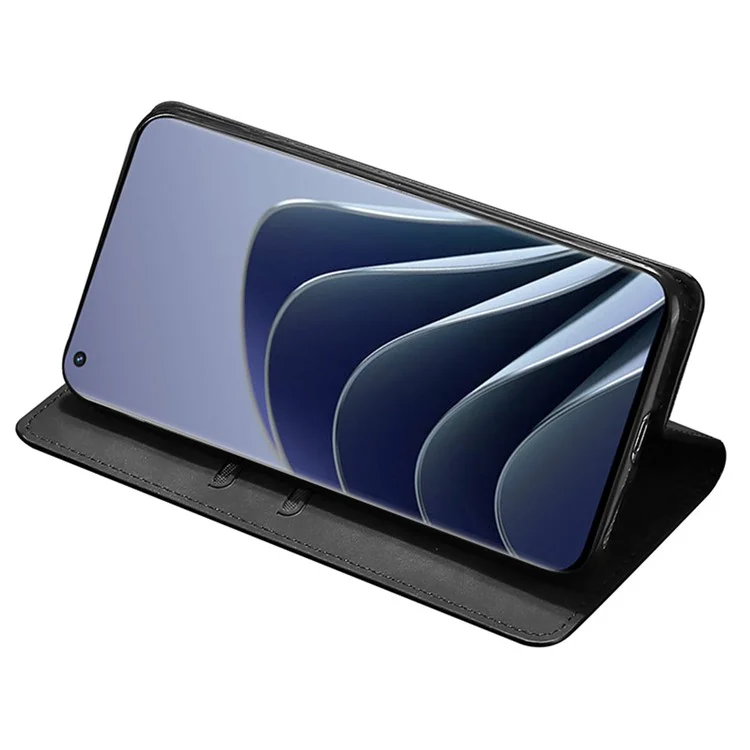 For OnePlus Nord CE 3 Lite 5G / Nord N30 5G PU Leather Cell Phone Case Skin-touch Feeling Card Holder Flip Phone Cover - Black