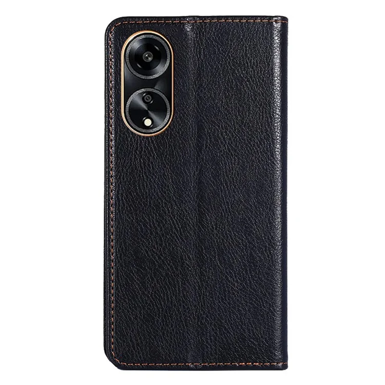 Für Oppo A1 5G / A98 5G / F23 5G Smartphone Case Stand Magnetischer Verschluss Brieftasche PU Leder Handy Hülle - Schwarz