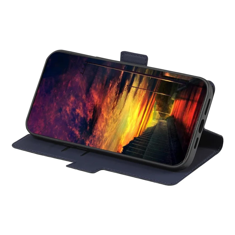 For Huawei nova 11 Pro / nova 11 Ultra Mobile Phone Case Twill Texture Card Holder Stand PU Leather Phone Cover - Blue