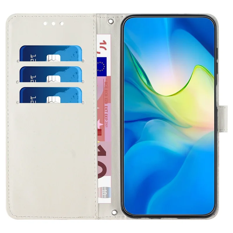 Pour Xiaomi 13 Ultra Mobile Phone Case Marble Pattern Wallet Stand PU Leather Cover with Wrist Strap - Rose / Vert