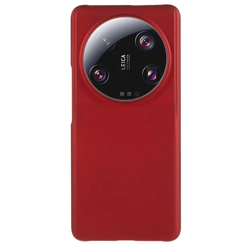 For Xiaomi 13 Ultra Rubberized Hard PC Case Shock Absorbing Protection Phone Cover - Red