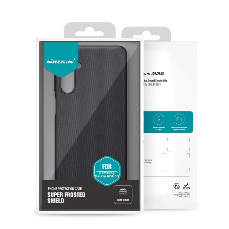 NILLKIN Frosted Shield for Samsung Galaxy M54 5G / F54 5G Shockproof PC Back Cover Matte Phone Case - White