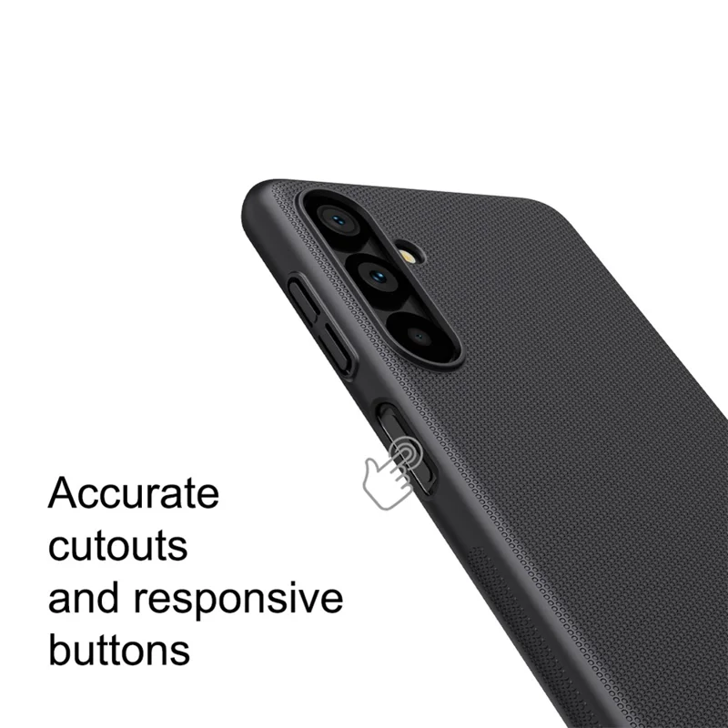 NILLKIN Frosted Shield für Samsung Galaxy M54 5G / F54 5G Stoßfeste PC-Rückabdeckung Mattgehäuse - Rot